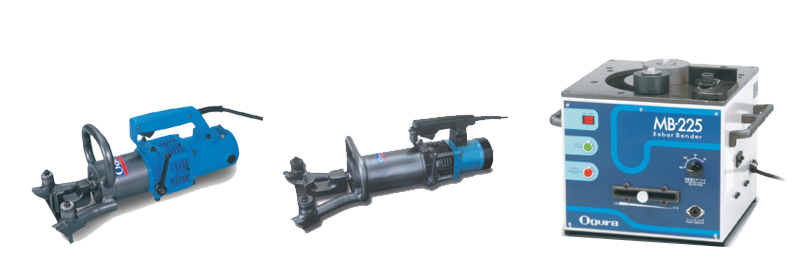 BAR BENDERS & REBAR CUTTERS - High Speed and Heavy Duty